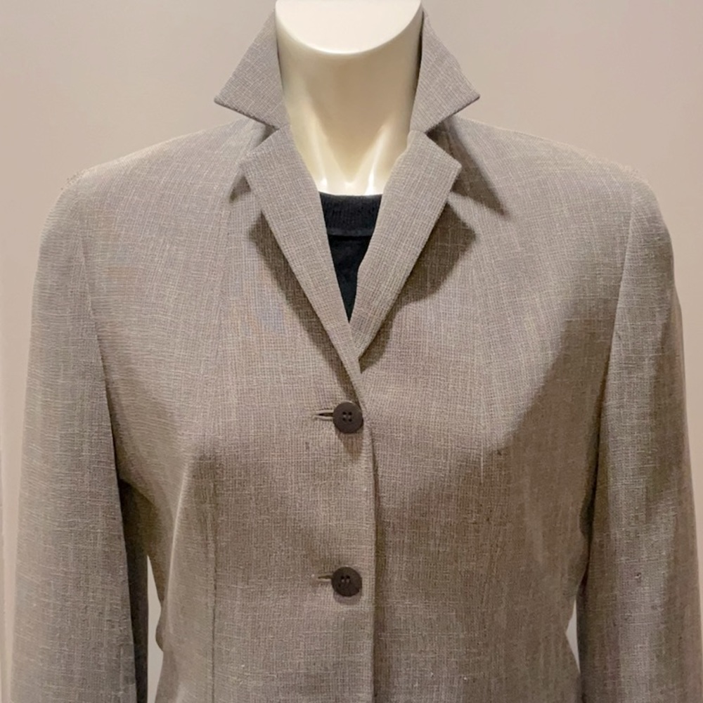 Linen look jacket